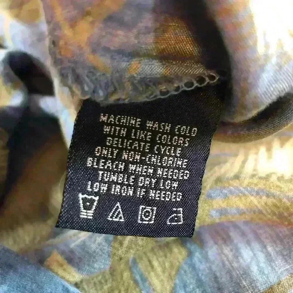 Puritan Vintage Mens Casual Button Down Hawaiian Striped Palm Leaf Shirt Sz 3XL - Picture 10 of 12